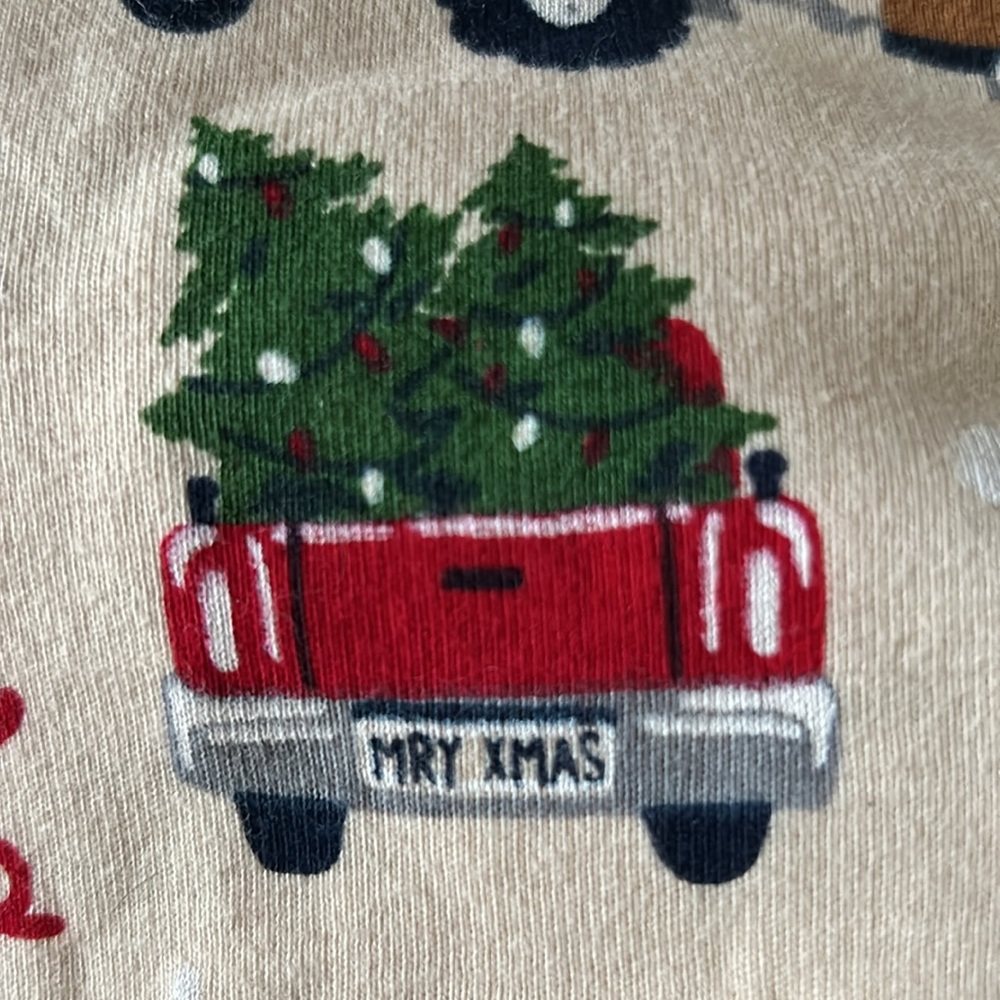 Little Blue House Kids Boys Country Christmas Red Truck Pajama Set Size 6 - Picture 5 of 8